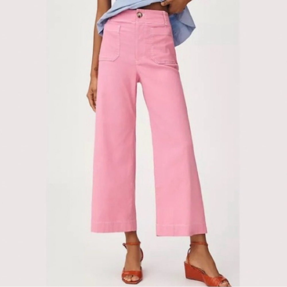 NWT Anthropologie Maeve Colette Pink Pants